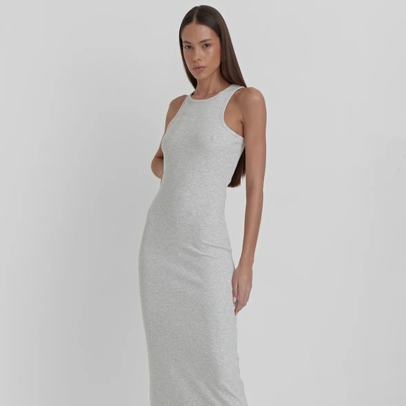 Forever 21 Gray Maxi Dress - Size Medium - Picture 1 of 7